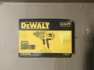 lot 109 image: DEWALT DW059B 12-Inch 18-Volt Cordless Impact Wrench (Tool Only) not used