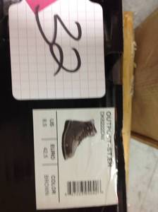 lot 32 image: Dickies Mens Outpost 6 Work Boots - Steel Toe - Brown Size 8.5(M) not used