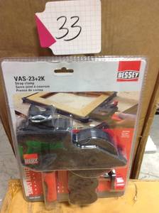 lot 33 image: BESSEY 23 ft. Variable Angle Strap Clamp not used
