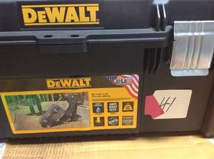 lot 41 image: DEWALT 28 in. 12 Gal. Mobile Tool Box  in good condition