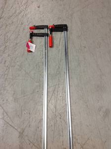 lot 45 image: BESSEY TG Series 40 in. Bar Clamp with Wood Handle and 4-12 in. Throat Depth  in good condition
