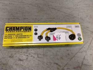 lot 46 image: 3 ft. 240-Volt Y Adapter  in good condition