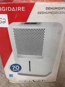 lot 52 image: Frigidaire 70 Pt. Dehumidifier  in good condition