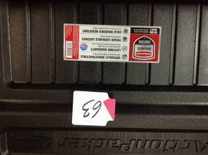lot 63 image: Rubbermaid 24 Gal. Action Packer Storage Box  in good condition