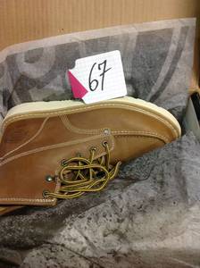 lot 67 image: Dickies Mens Trader 6 in. Work Boots - Steel Toe - TAN Size 8.5(M) not used