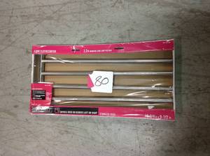 lot 80 image: Everbilt 4 Bar Clothes Dryer in Stainless Steel  in good condition