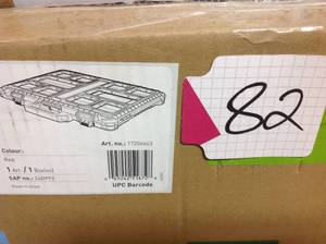 lot 82 image: MILWAUKEE PACKOUT 11-Compartment Low-Profile Small Parts Organizer  in good condition
