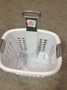 lot 86 image: Sterilite 1.75 Bushel Ultra Wheeled Basket  in good condition