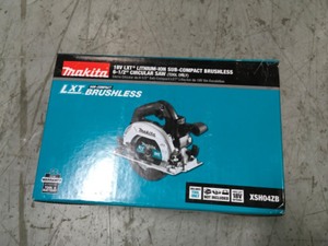 Makita 18-Volt 6-12 in. LXT Lithium-Ion Sub-Compact Brushless Cordless Circular Saw (Tool Only) in good conditions