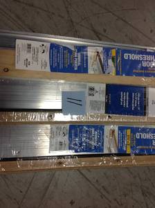 Lot of 3 M-D Building Products 3 ft. x 5-58 in. x 1-18 in. OakAluminum Threshold not used