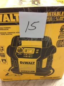 DEWALT 1400 Peak Amp Jump Starter with Digital Compressor in good condition