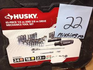 Husky Mechanics Tool Set (65-Piece) MISSING PCS