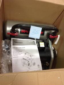 Husky 4.5 Gal. Portable Electric-Powered Silent Air Compressor in good condition