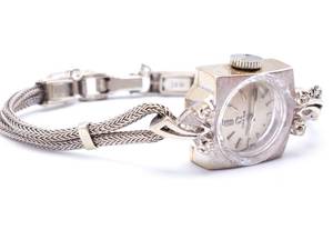 Vintage Omega 14k and Diamond Ladies Estate Watch
