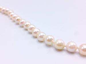 High-Quality Pearl Estate 24 Necklace in 14k Yellow Gold