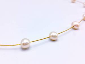 Beautiful Pearl Estate Necklace in 14k Yellow Gold