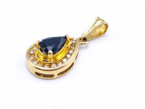 Sapphire and Diamond Estate in Yellow Gold