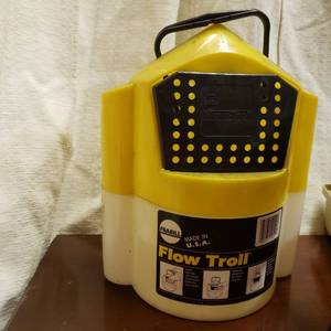 Plano Tackle box with Zebco fishing pole and minnow box