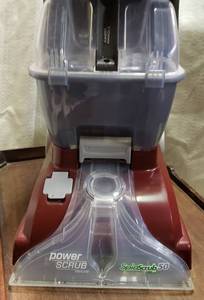 Hoover Power Scrubber Shampooer with attachments.