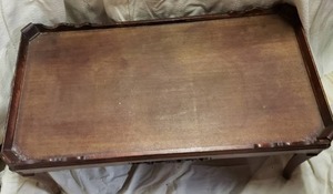 Mahogany coffee table