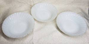 15-piece Anchor Hocking & Fire King  (dual labeled) milk glass set
