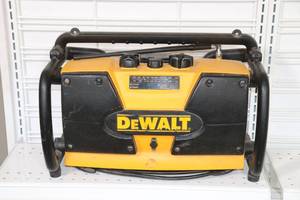 lot 50 image: Dewalt Battery ChargerRadio
