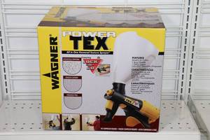 lot 68 image: Wagner Power Tex all-in-one Powered Texture Sprayer in box