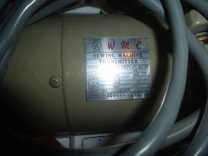 lot 20 image: WMC Sewing Machine Replacement Motor