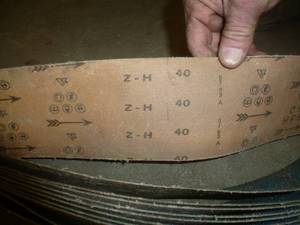 lot 89 image: Belt Sander Sand Paper
