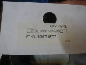 lot 86 image: DA Sand Paper 3.5 Diameter