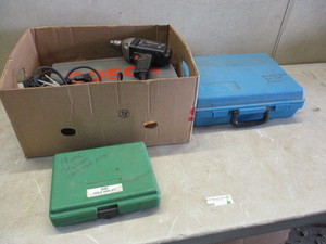 lot 28 image: Tool cases and Drill