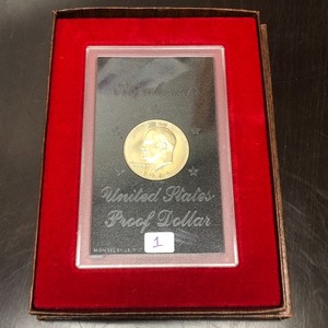 lot 1 image: 1974-S Eisenhower Proof Dollar Coin...