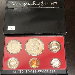 lot 9 image: 1973 U.S. Proof Set ...