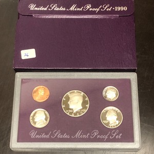 lot 26 image: 1990 U.S. Proof Set ...
