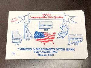 lot 46 image: 1999 Commemorative 20-Piece State Q...
