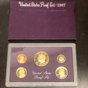 lot 23 image: 1987 U.S. Proof Set ...