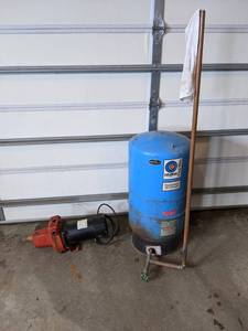 lot 28 image: State Tank Pump-Mate LawnSmall Garden Irrigation Tank & 12 HP GE Pump Motor