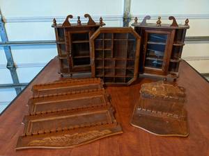 lot 41 image: Curio Cabinets & Spoon Racks