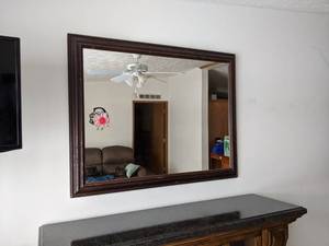 lot 53 image: 45 x 35 Antique Mirror