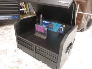 Kobalt upper box. 41 x 20 x 25. Looks like new. As shown. Is a mate to item # 2.