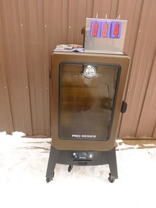 Pit Boss electric pellet smoker. Door is used but the rest of the unit is new. As shown.