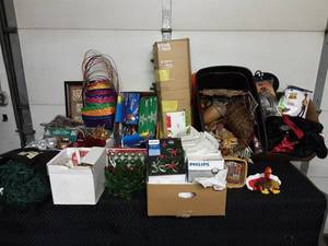 lot 14 image: Large Lot Of Seasonal & Other Holiday Decor-NEW Kids Costumes