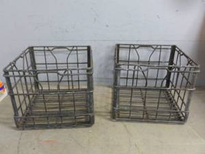 Vintage Dairy Crates