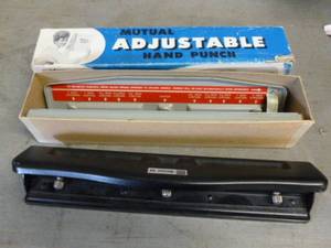 Vintage Binder Punch