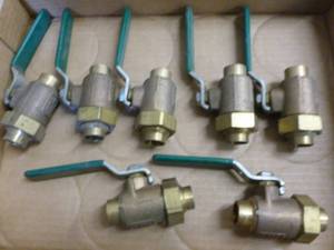 New Brass Water Valves