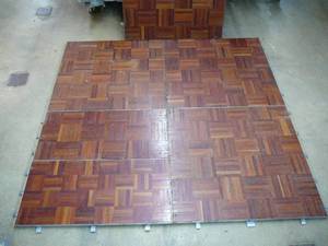 lot 2 image: The Florlok Portable Dance Floor