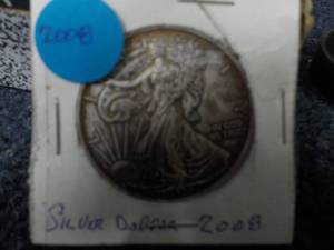 lot 4 image: 2008 Silver Dollar- American Silver...