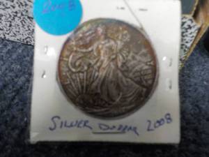 lot 5 image: 2008 Silver Dollar- American Silver...