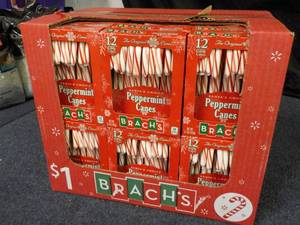 lot 36 image: Case of Peppermint Canes best date...