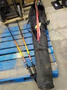 lot 79 image: Set of Skis, Poles, and Travel Bag-...